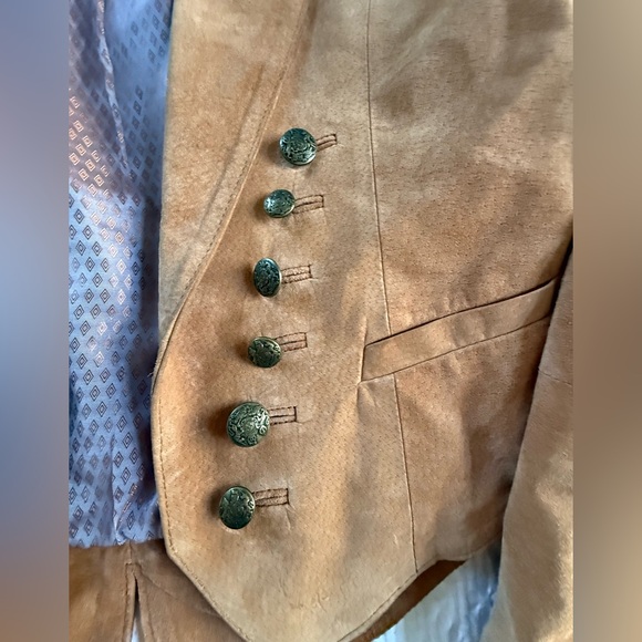 Vintage Structured Leather Short Coat by Madeline Leathers of West Germany SZ 6 - Picture 3 of 10